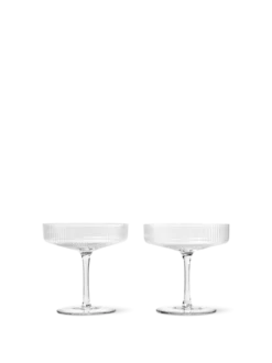 Ripple Champagnefat – Set om 2