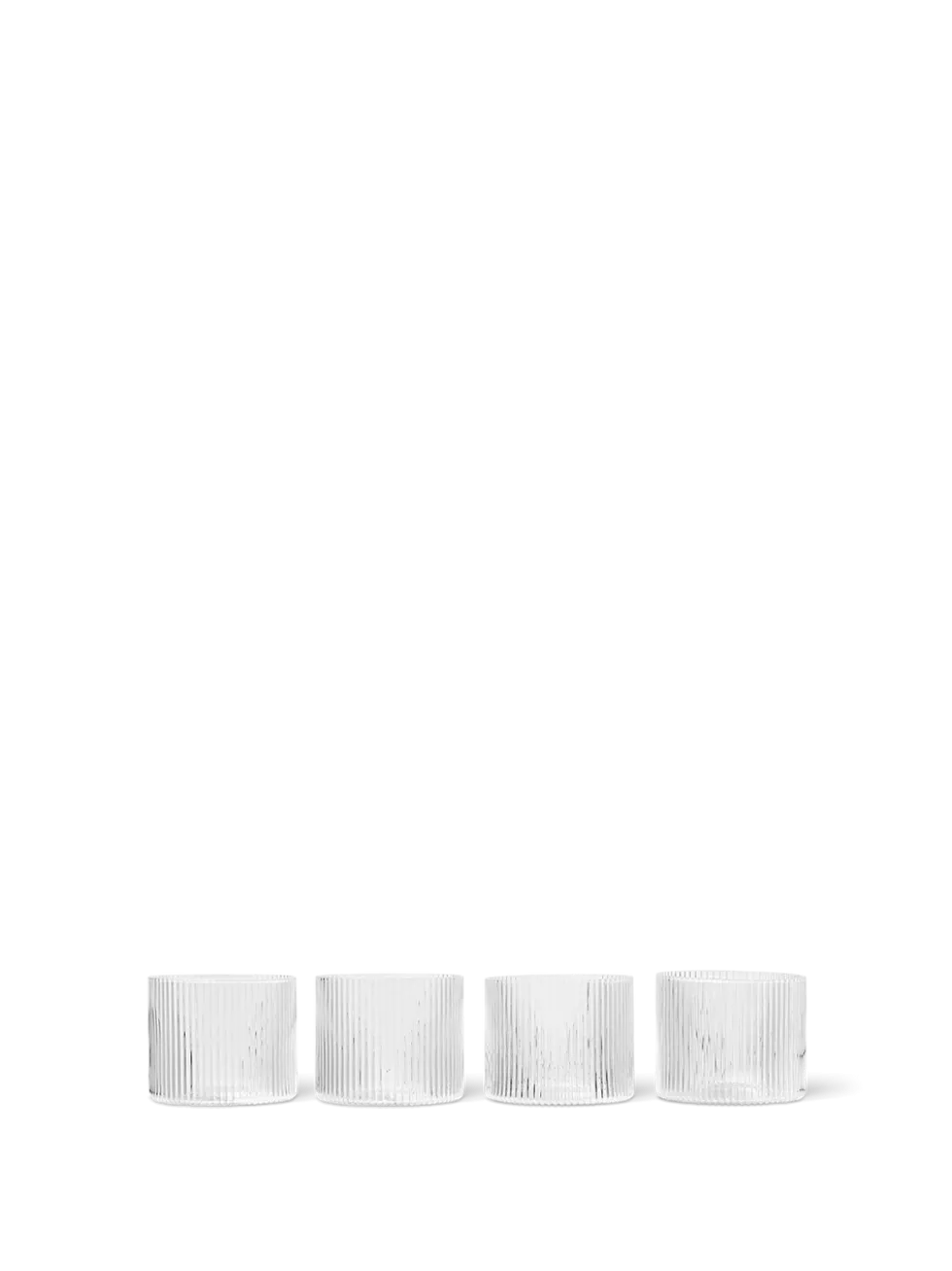 Ripple låga Dricksglas – set om 4