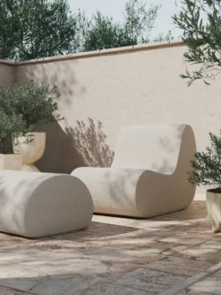 Rouli Pouf Pure Bouclé