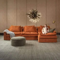 Sake 4-sits soffa 2 delad