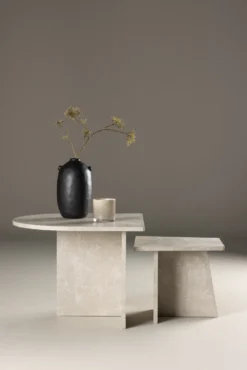 Sala Soffbord Bord 1: 60 cm Bord 2: 40 cm x Bord 1: 60 cm Bord 2: 40 cm Beige