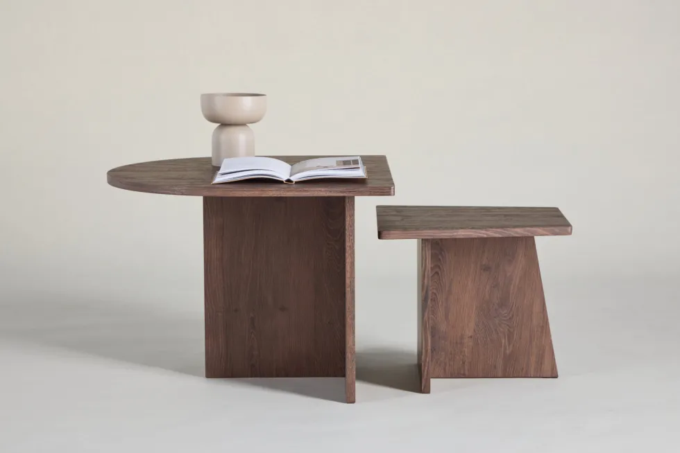 Sala Soffbord Bord 1: 60 cm, Bord 2: 40 cm x Bord 1: 60 cm, Bord 2: 40 cm Mocca