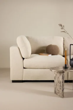 Salerno Hörnsoffa Beige