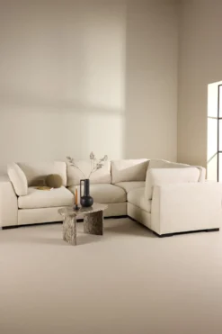Salerno Hörnsoffor Beige