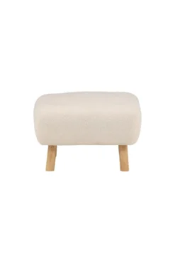 Salina Ottoman 56 x 56 x 41 White
