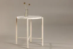 Sandhamn Soffbord ⌀40 Beige