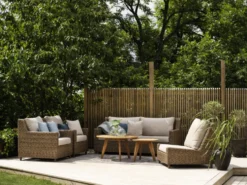 Sandkorn natur 2,5-sits soffa