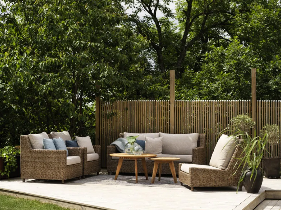 Sandkorn natur 2,5-sits soffa