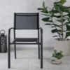 Santorini Matstolar Black