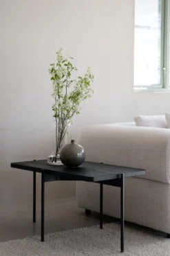 Shelton soffbord 95×50 svart metall
