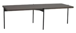 Shelton soffbord 145×60 svart metall