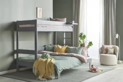 Siri familjesäng 90/170×200 cm – Vit eller Grå