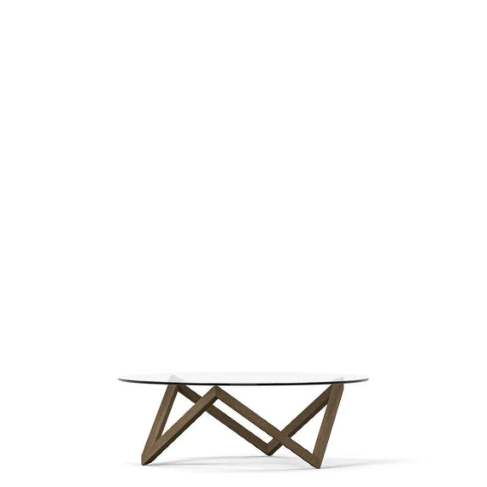 Sirius Soffbord Ø120 Burned Walnut