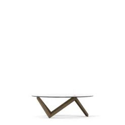 Sirius Soffbord Ø120 Burned Walnut