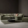 Sky 2-sits soffa med pall