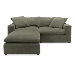 Sky 2-sits soffa med pall
