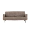 Sky 3-sits soffor Brown