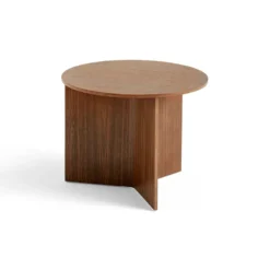 Slit table wood round