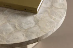 Smögen Soffbord ⌀40 Beige