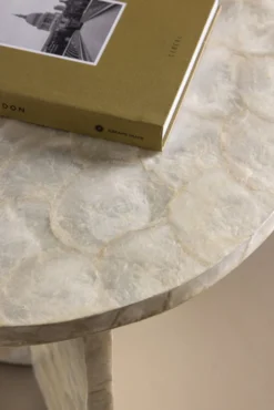 Smögen Soffbord ⌀40 Beige