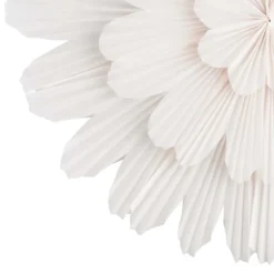 Snöblomma – Adventsstjärna i vitt papper, 44 / 68 / 80 cm