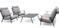 Soffa Hillerstorp Kungshult 3-Sits Grå