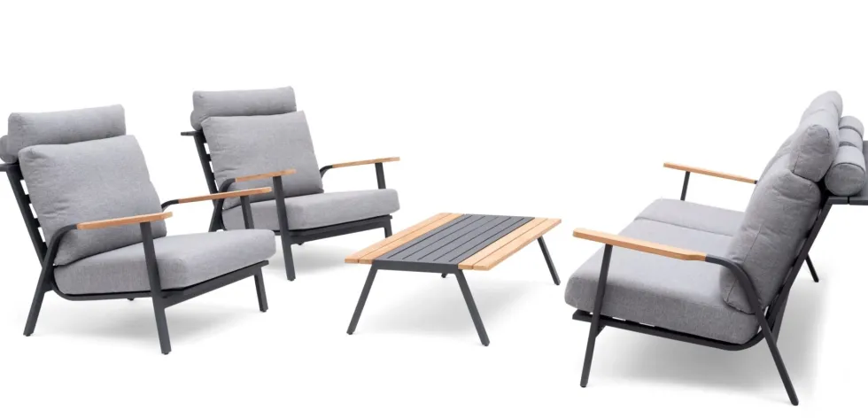 Soffa Hillerstorp Kungshult 3-Sits Grå