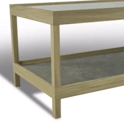 Soffbord IMA 125 x 50 cm Vitpig. Ek