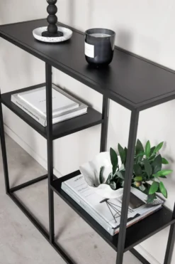 Staal Hyllor 26 x 81 x 80 Black