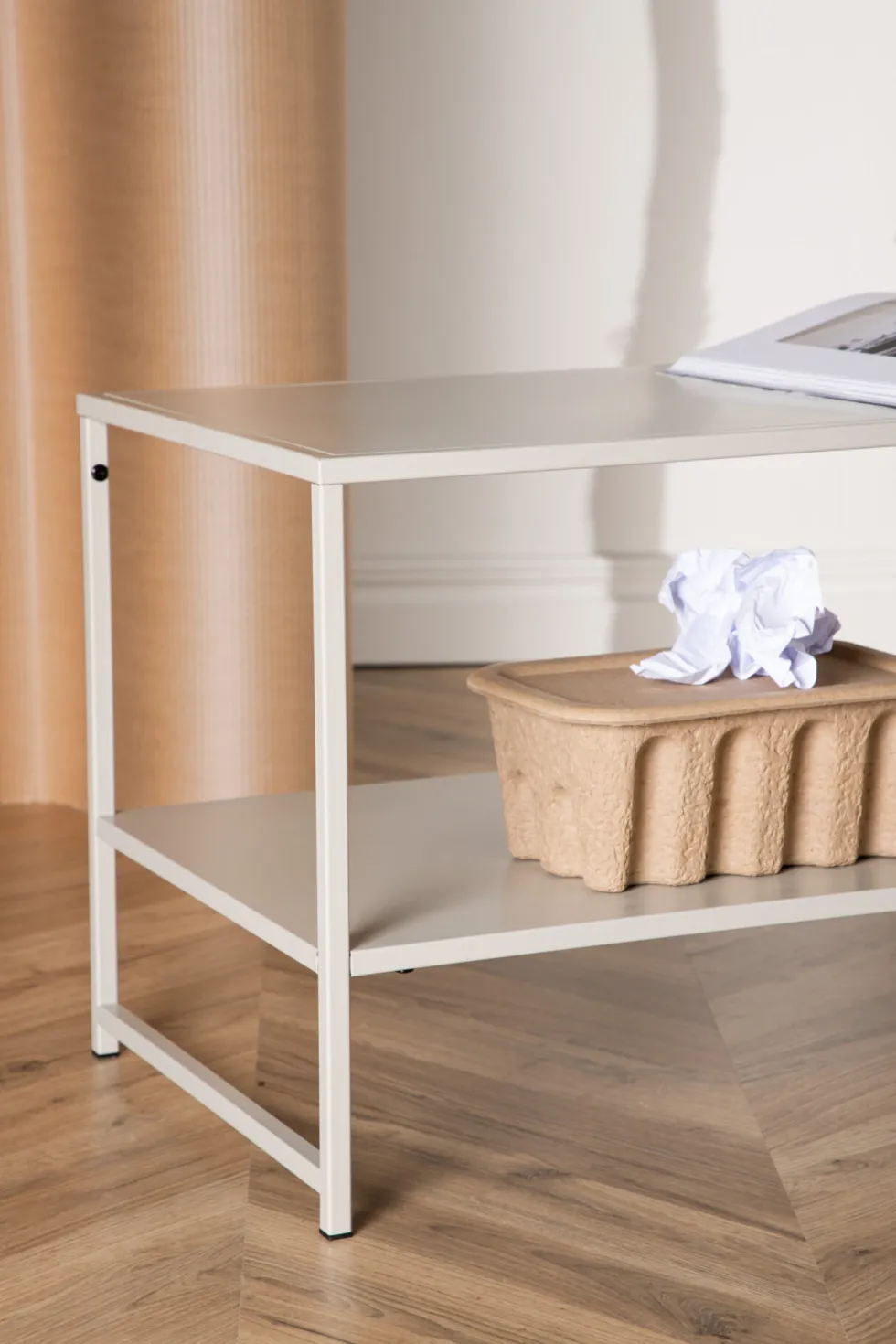 Staal Sidobord 102 x 43 Beige