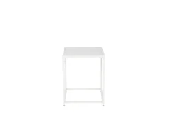 Staal Sidobord 37 x 38 White