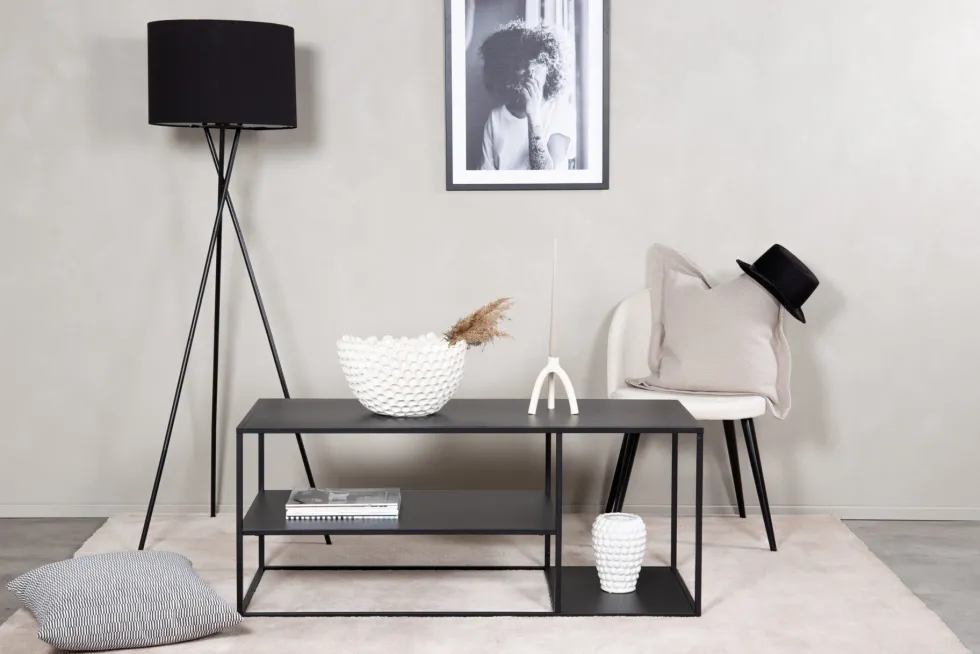 Staal Soffbord 120 x 50 Black