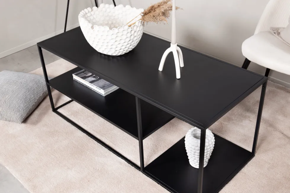 Staal Soffbord 120 x 50 Black