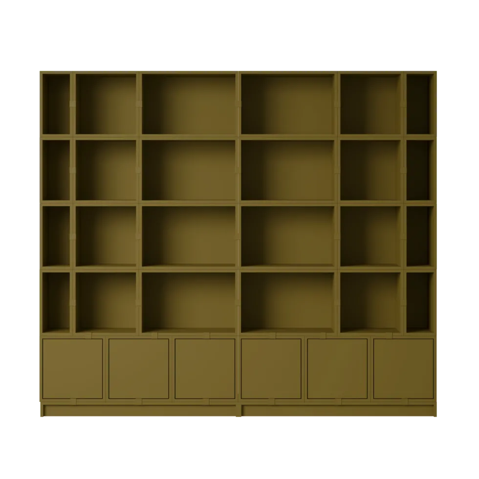 Stacked bokhylla – konfiguration 1