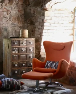 Status fåtölj & pall