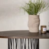 Stone Ovala Matbord 220 x 100 Mocca