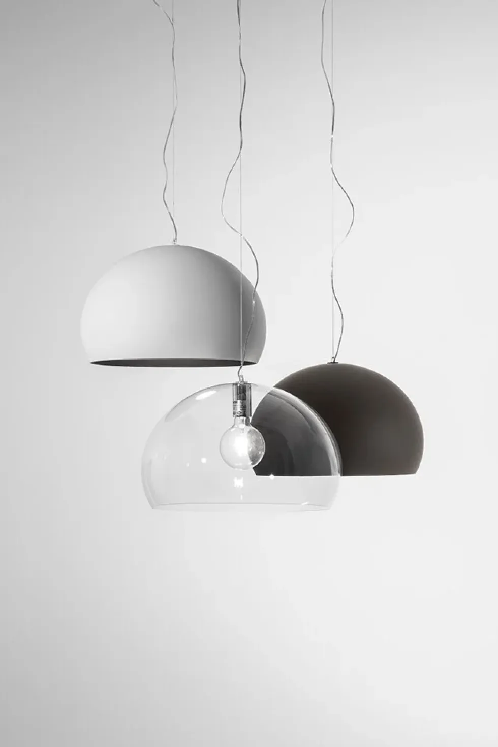 Stor FL/Y Glossy Opaque Pendel Taklampa
