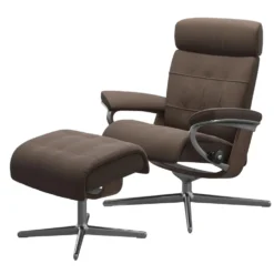 Stressless® Erik fåtölj & pall cross