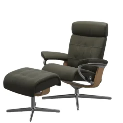 Stressless® Erik fåtölj & pall cross