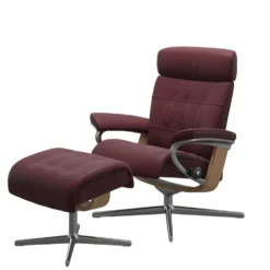 Stressless® Erik fåtölj & pall cross