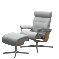 Stressless® Erik fåtölj & pall cross