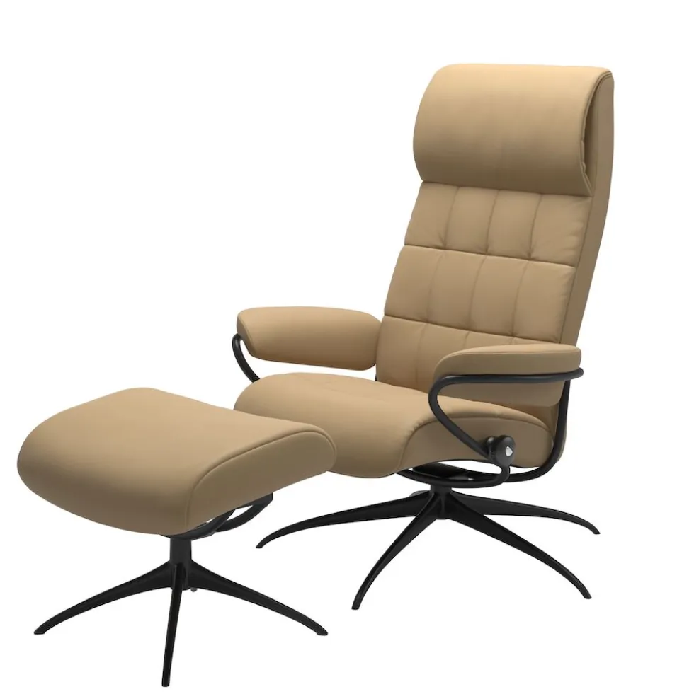 Stressless® London fåtölj & pall