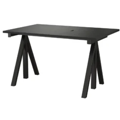 String Skrivbord 120×78 Svart