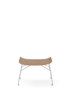 S/Wood Slatted Fotpall Ask