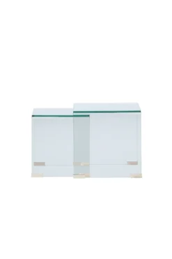 Telemark Sidobord 42x42cm, 36x36cm Transparent