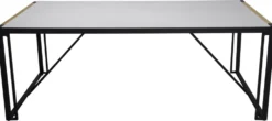 Texas Rektangulära Matbord 200 × 100 Light Grey