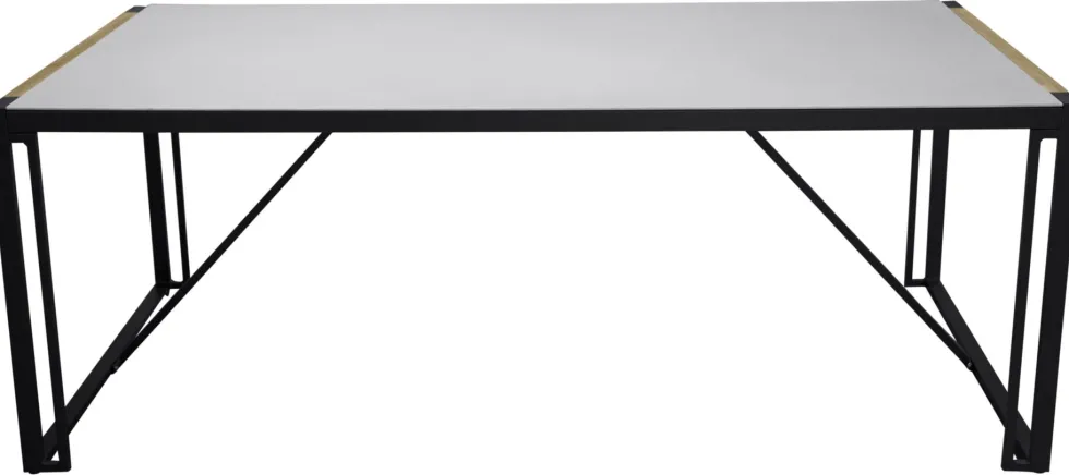 Texas Rektangulära Matbord 200 × 100 Light Grey