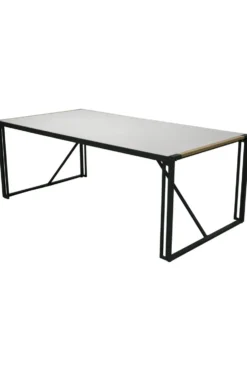 Texas Rektangulära Matbord 200 × 100 Light Grey
