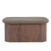 Todd Ottoman 59 x 42 x 88 Brown