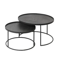 Tray coffee table set